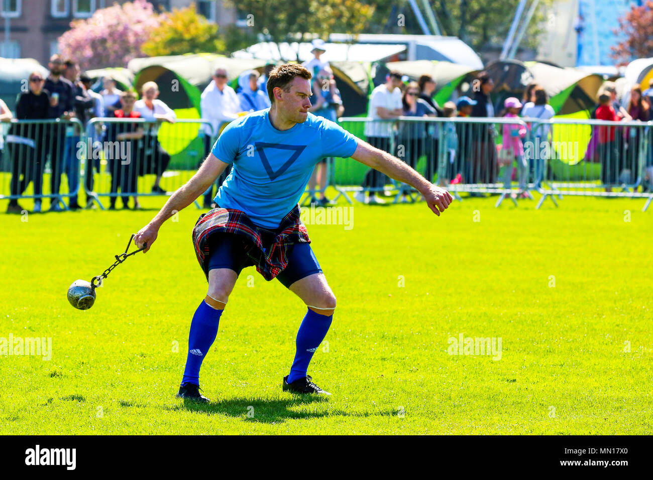 Gourock, UK. 13th May 2018. Gourock starts off the "Games" season with