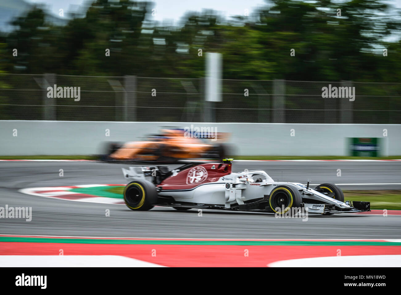 Sauber c37 charles leclerc hi-res stock photography and images - Alamy