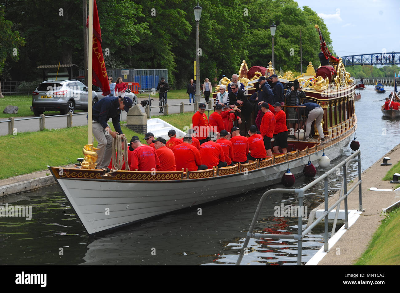 Royal barge henry viii hi-res stock photography and images - Alamy