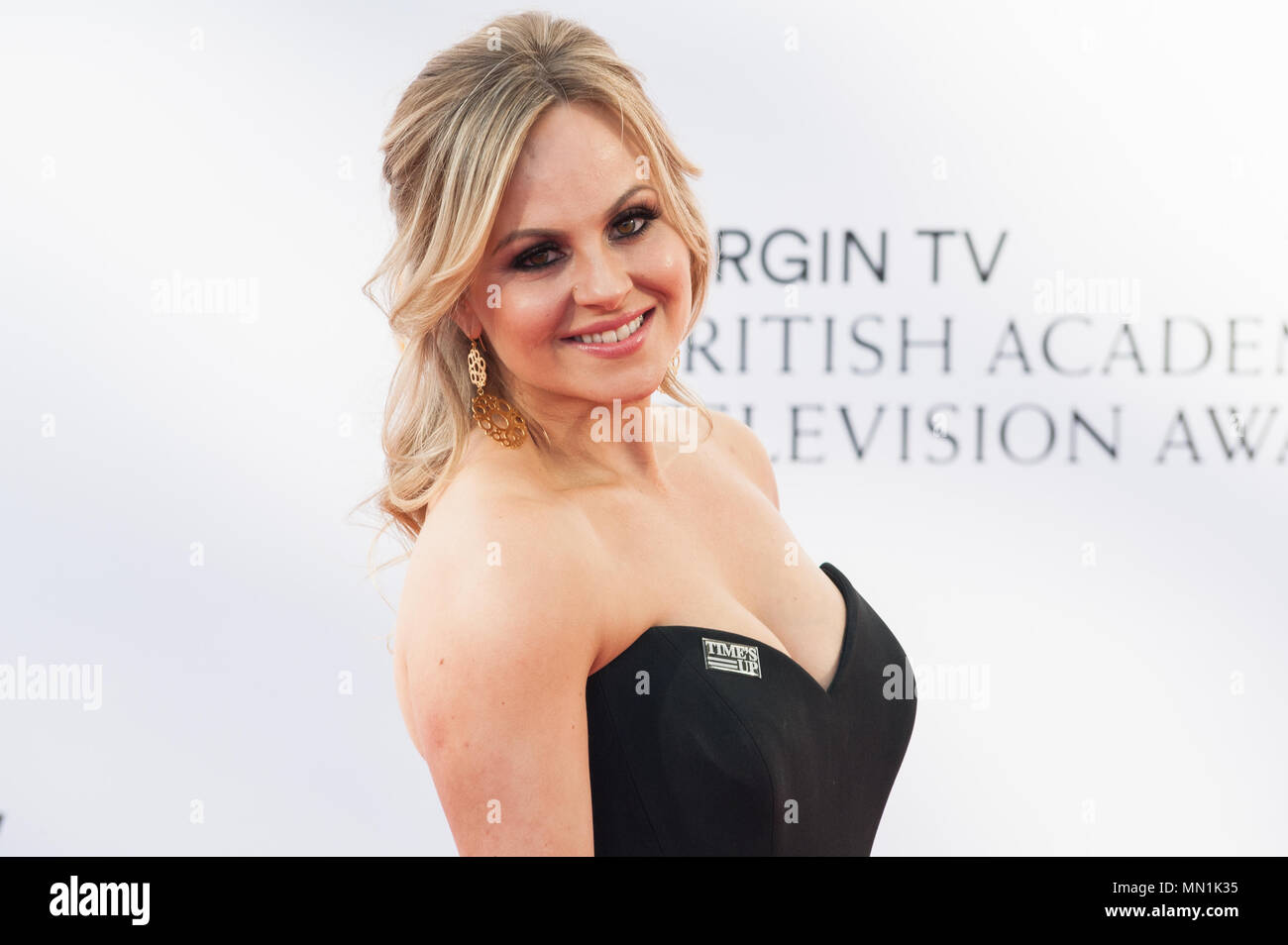 London, UK. 13th May 2018. Tina O'Brien attends the Virgin TV British Academy Television Awards ceremony at the Royal Festival Hall. Credit: Wiktor Szymanowicz/Alamy Live News. Stock Photo
