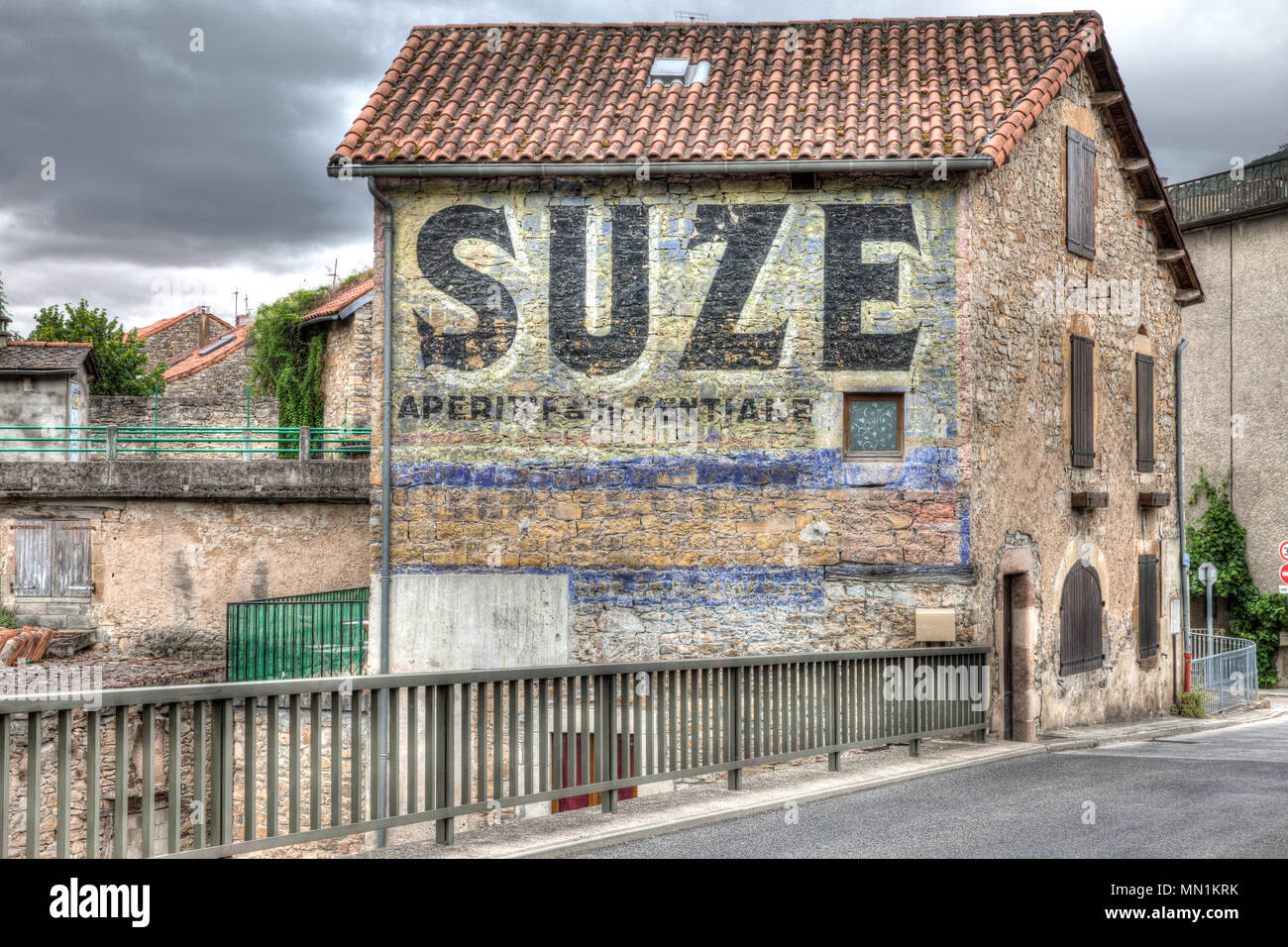 Old Southern France Billboard Stock Photo - Alamy