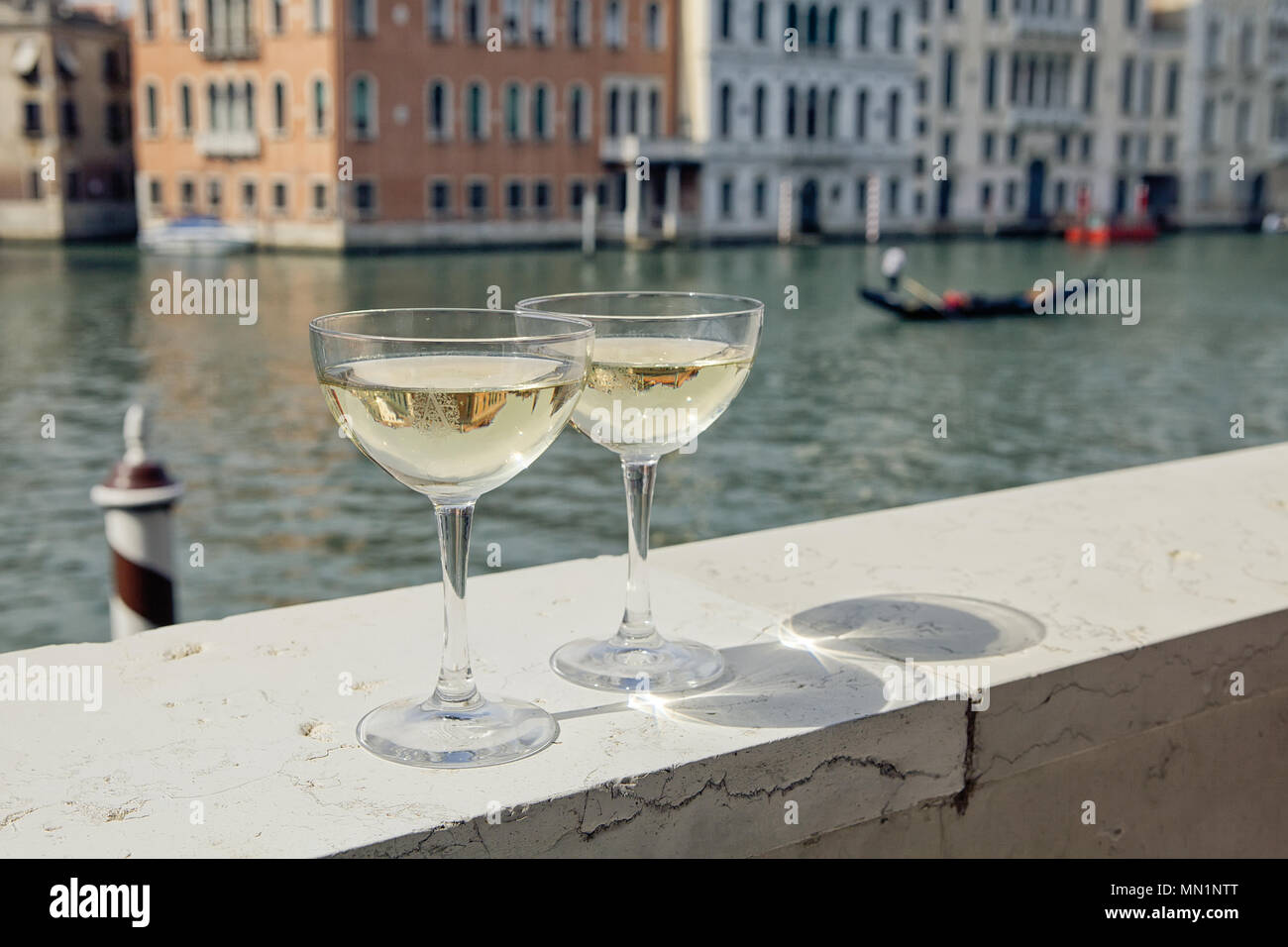 Champagne Glasses With View On Grand Canal With Palaces In The Background Venice Italy Stock Photo Alamy Champagne Glasses With View On Grand Canal With Palaces In The Background Venice Italy Stock Photo Alamy