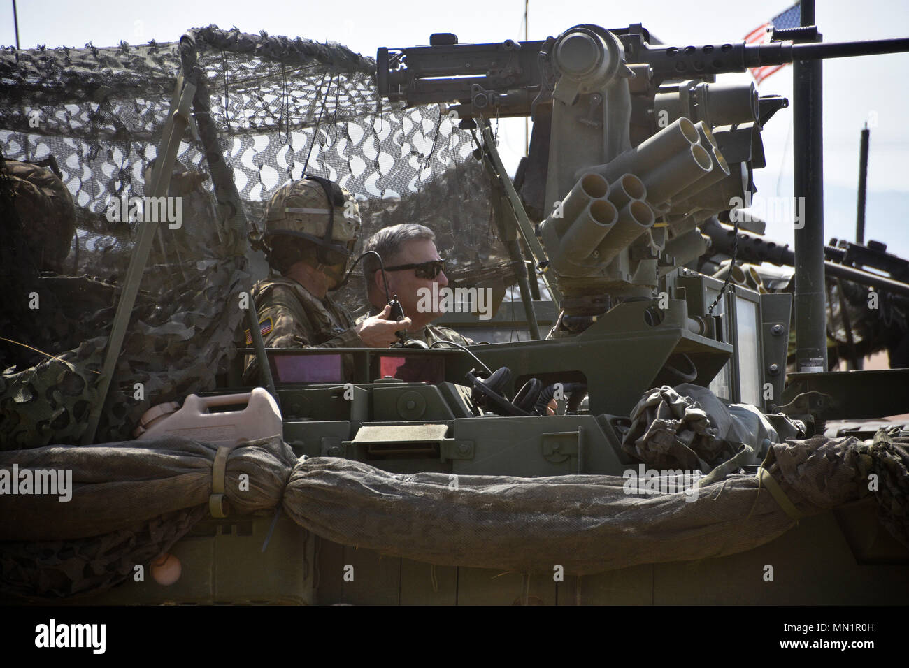 Stryker is an eight-wheeled armored fighting vehicle family used by ...