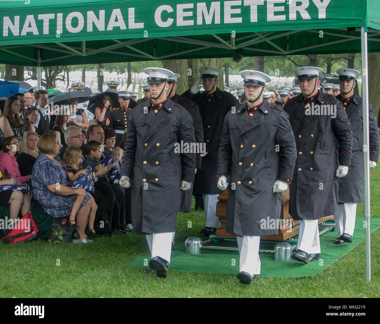 Marine Corps Body Bearers with Bravo Company, Marine Barracks