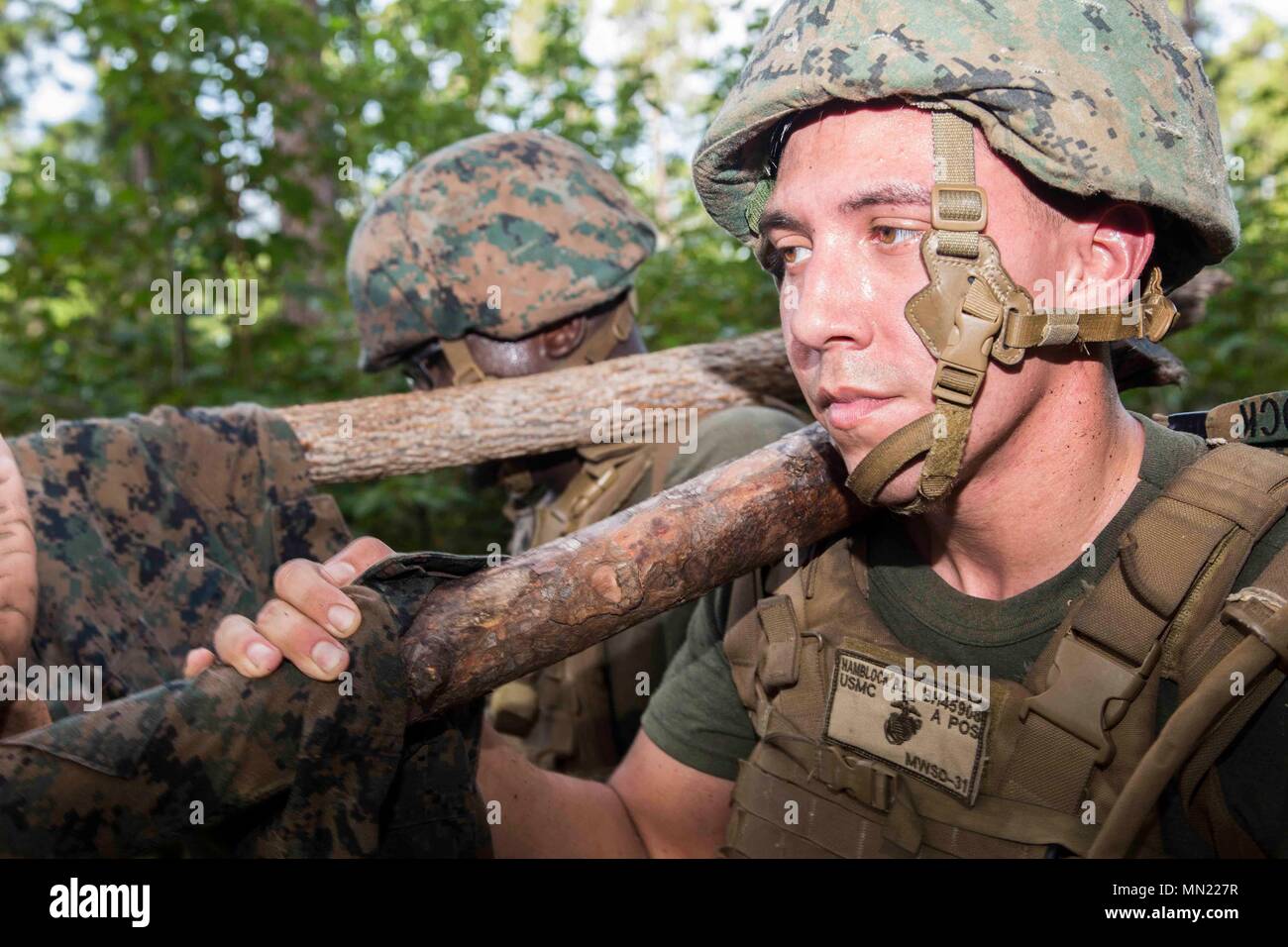 U.S. Marine Corps Cpl. Brandon D. Hamblock, of Marine Wing Support