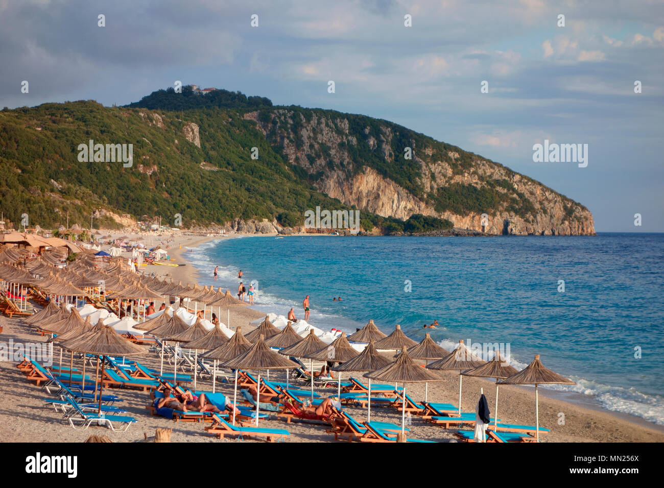 Dhermi Beach, Albania Stock Photo