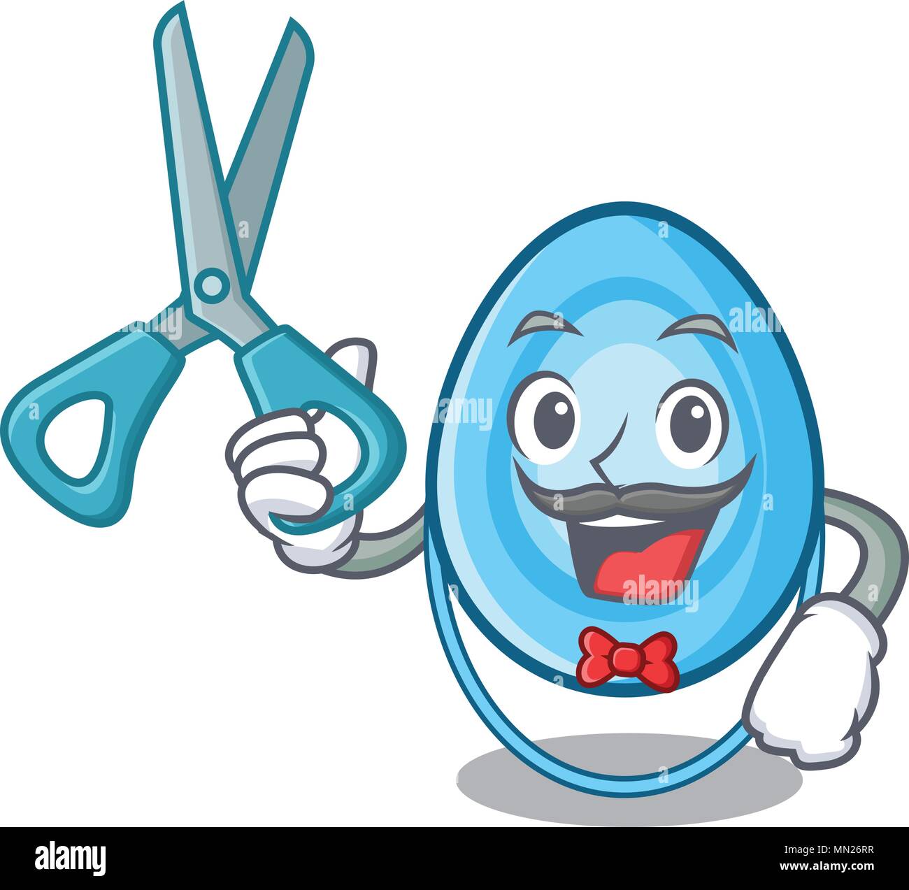Barber oxygen mask character cartoon Stock Vector Image & Art - Alamy