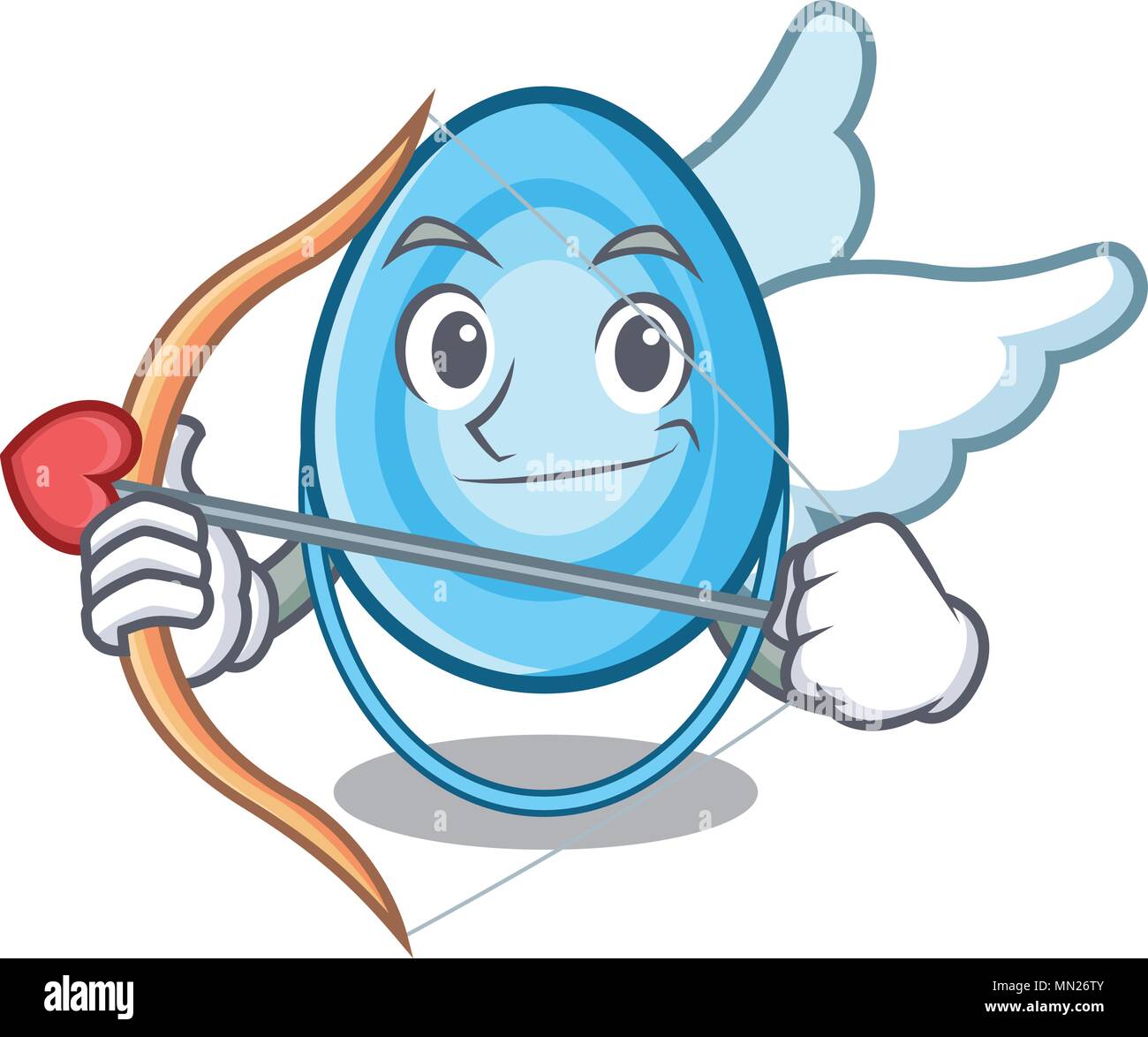Cupid oxygen mask character cartoon Stock Vector Image & Art - Alamy