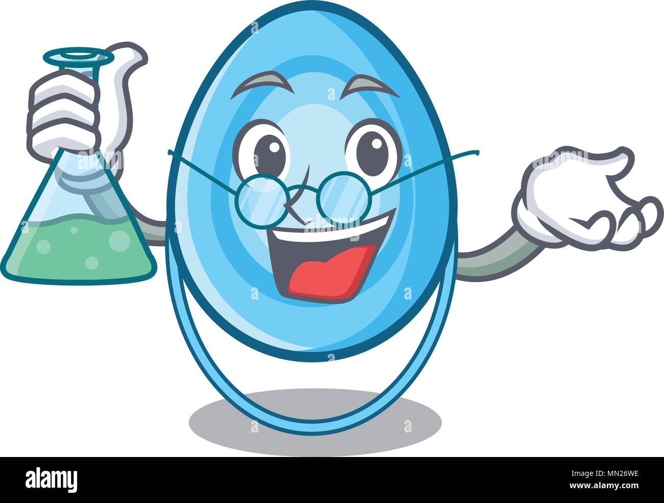 Professor oxygen mask character cartoon Stock Vector Image & Art - Alamy