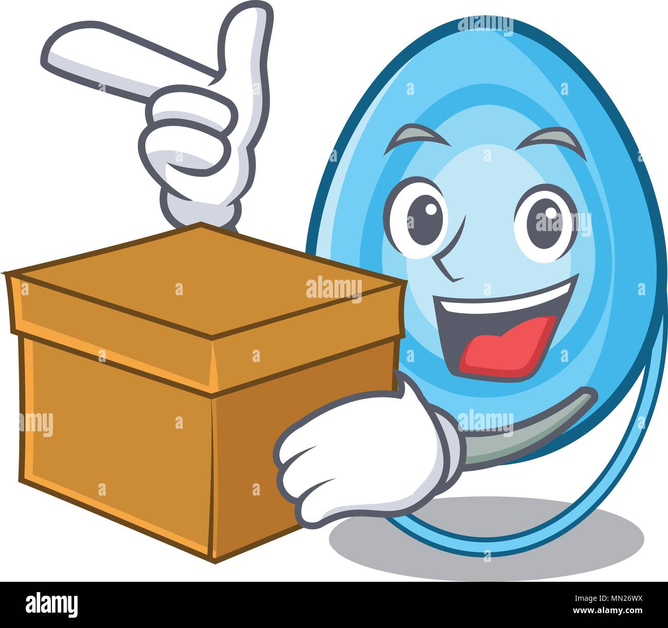 With box oxygen mask character cartoon Stock Vector Image & Art - Alamy