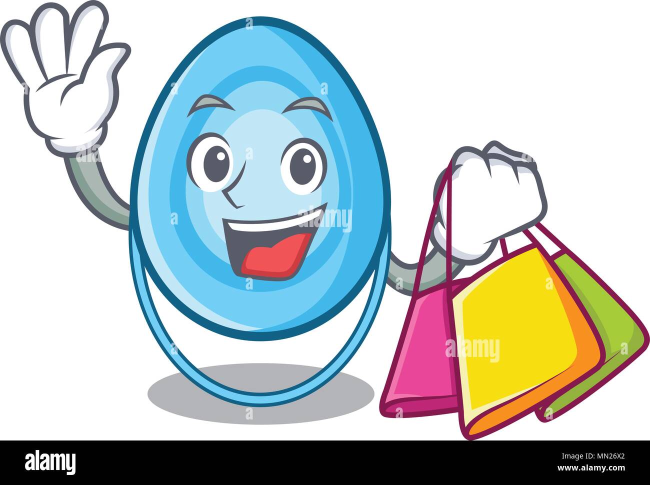 Shopping oxygen mask character cartoon Stock Vector Image & Art - Alamy