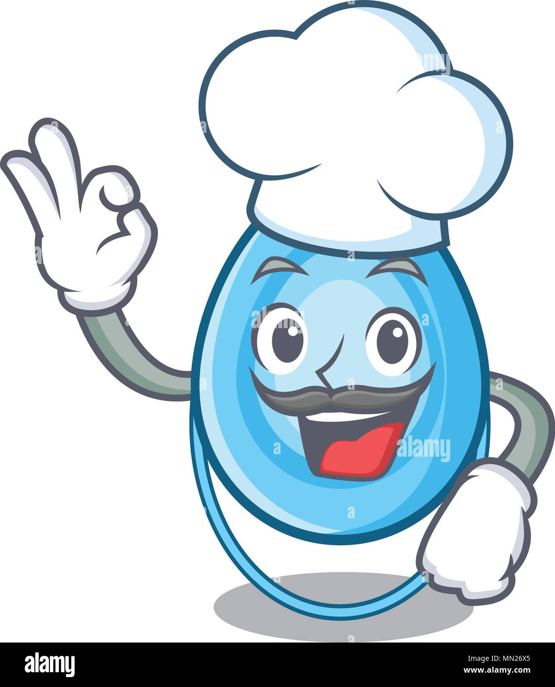 Chef oxygen mask character cartoon Stock Vector Image & Art - Alamy