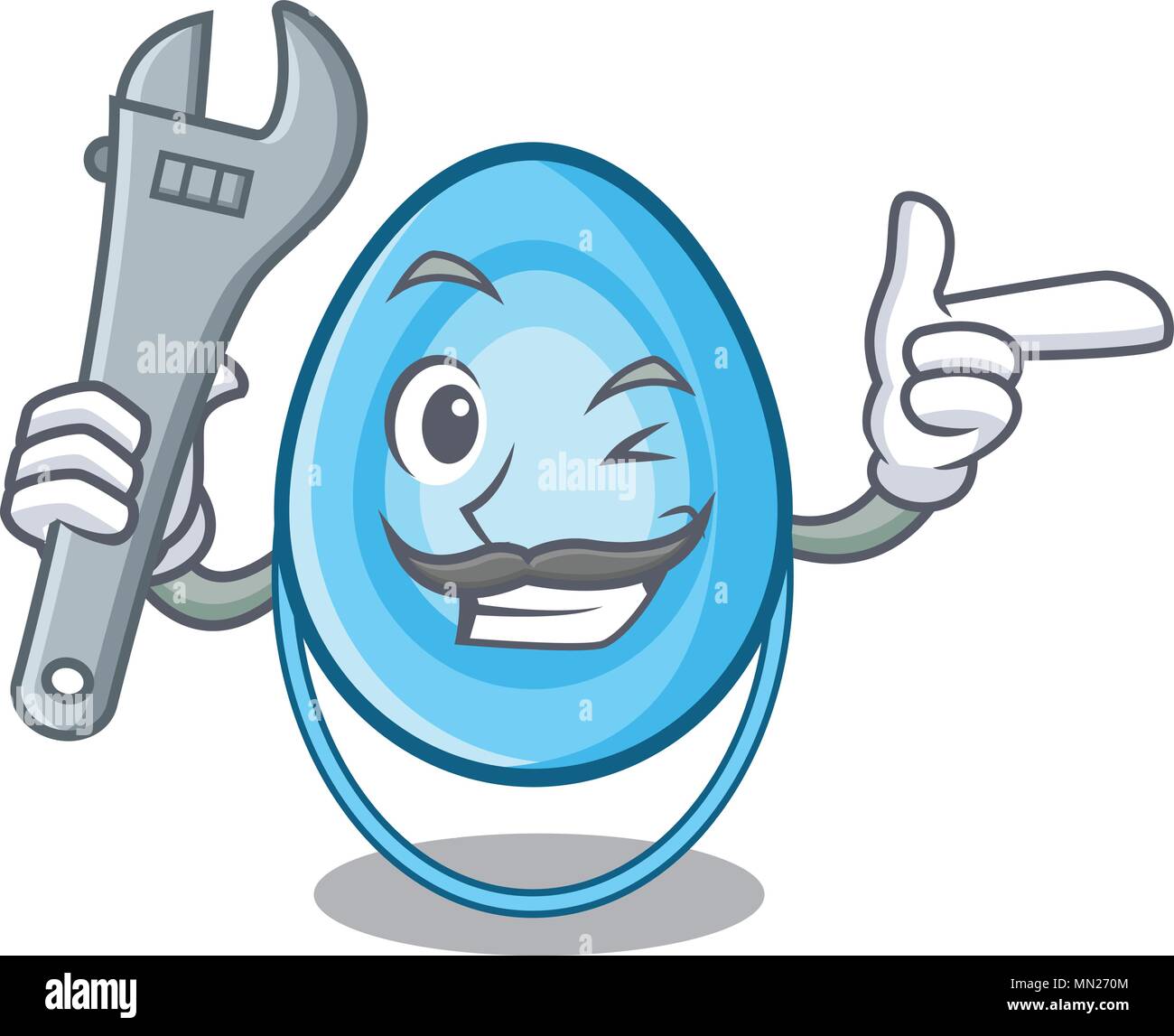O2 Mascott Oxygen mask face line hi-res stock photography and images - Alamy