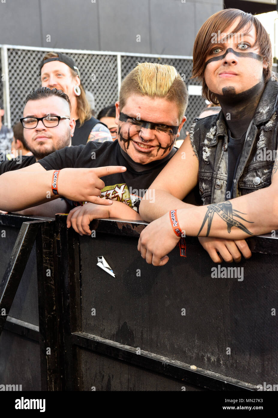 Heavy metal fans hires stock photography and images Alamy