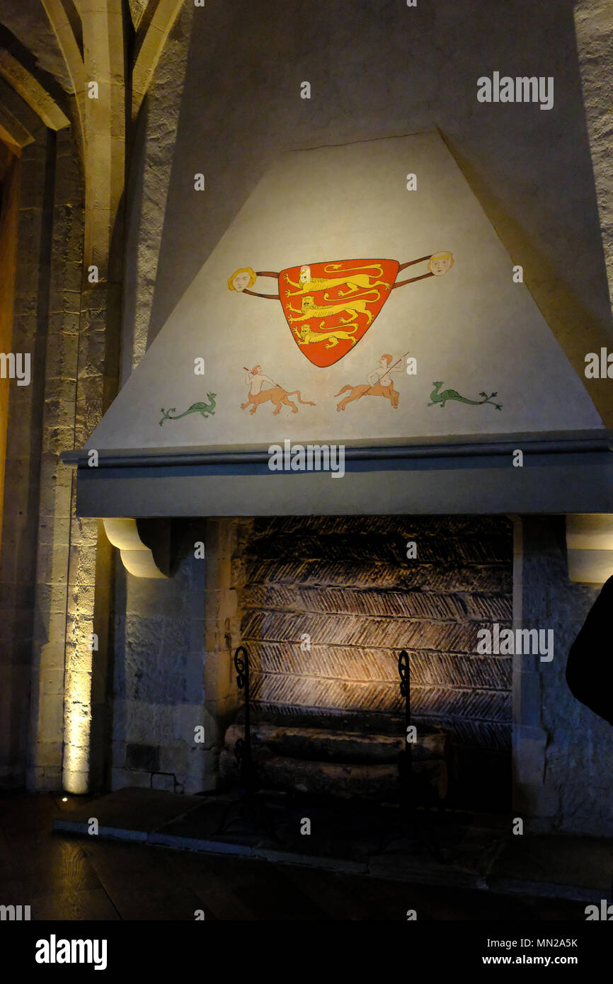 The Tower of London - inside the Medieval Palace Stock Photo