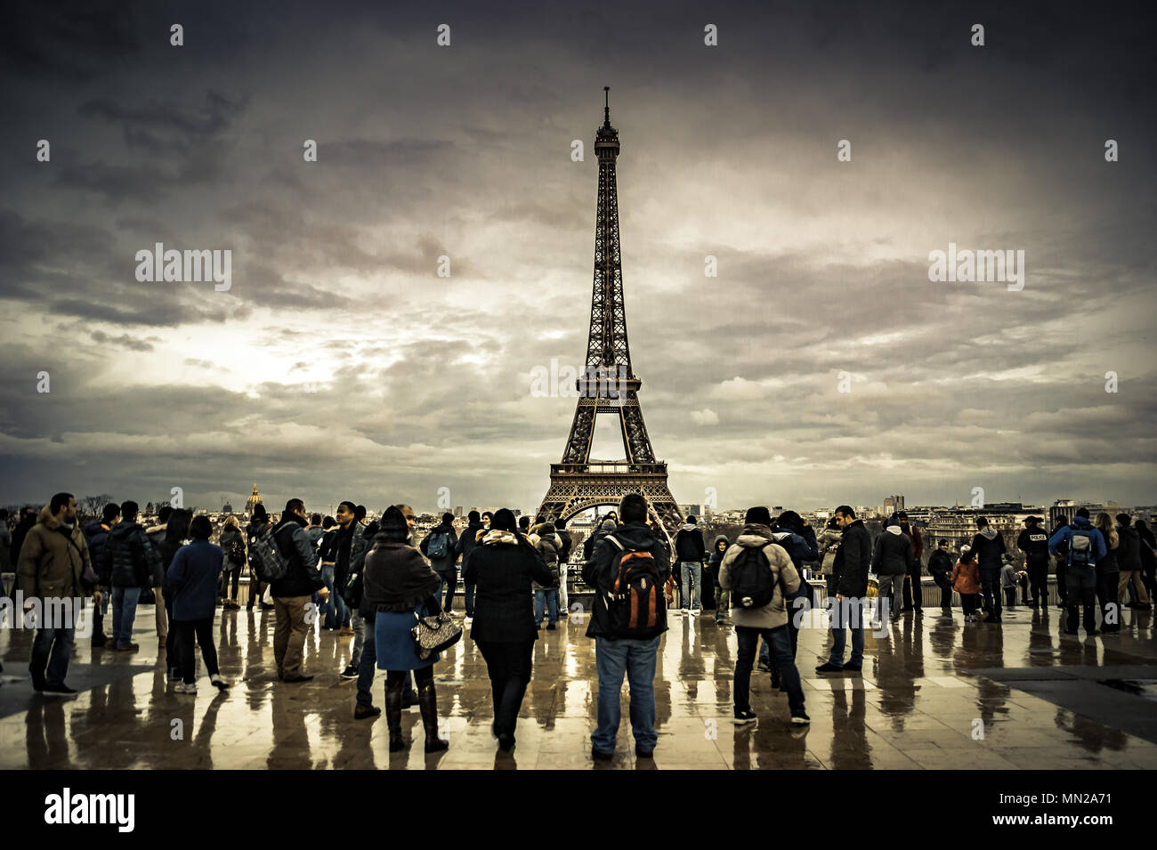 Eiffelturm Paris Stock Photo