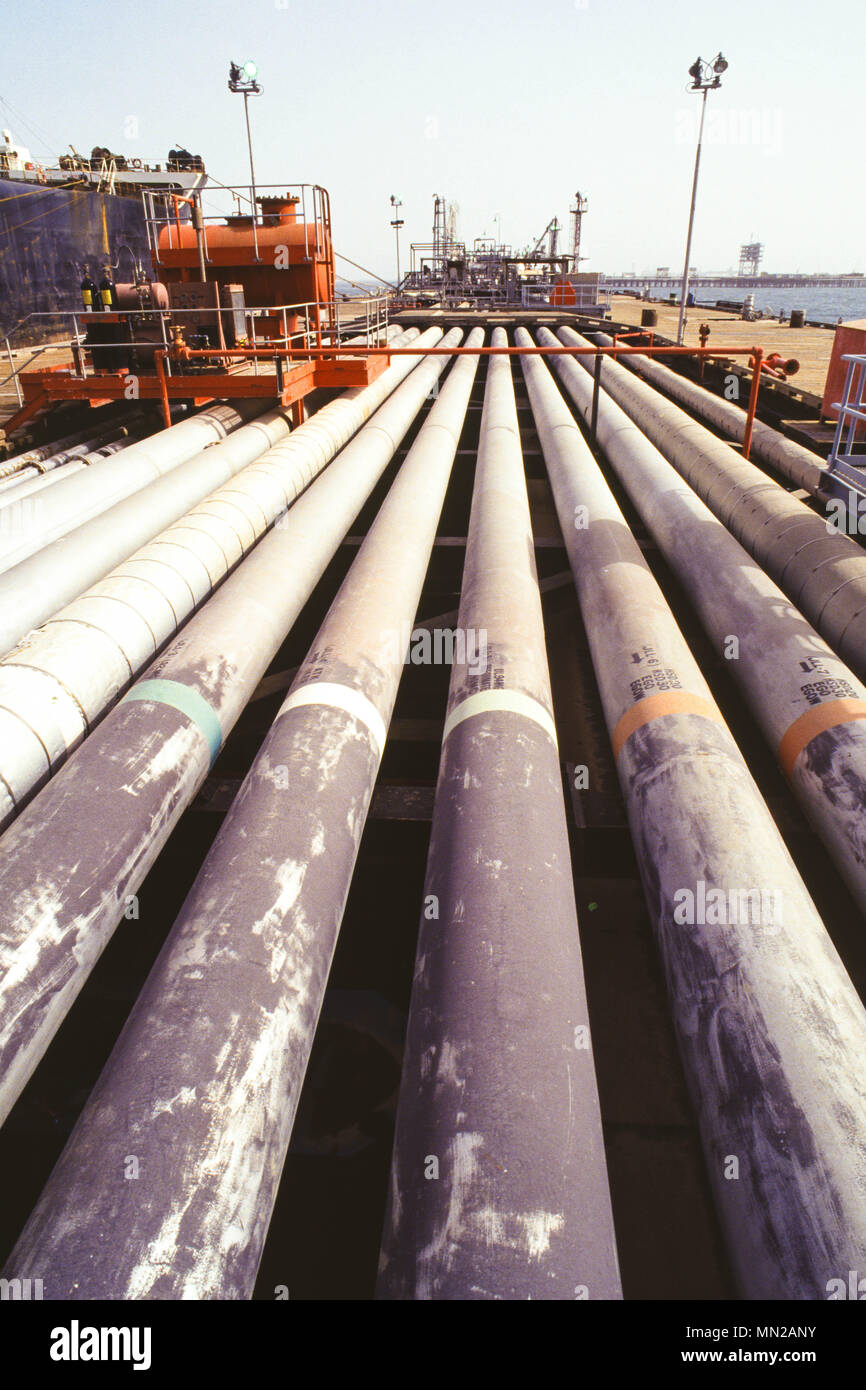 Mina Al Ahmadi Refinery and oil exporting terminal, 45 km south of Kuwait City is the main