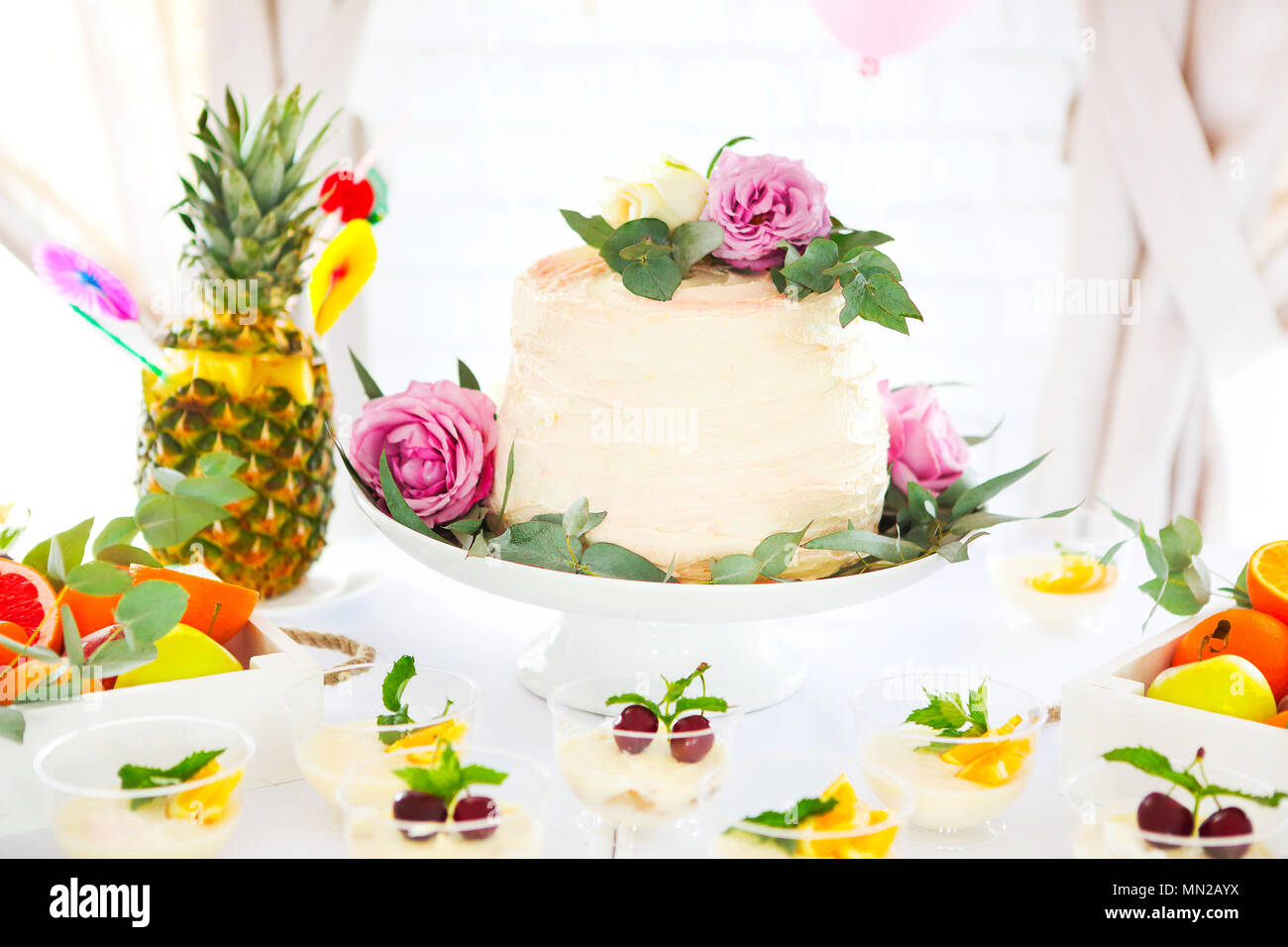 Candy Bar With Cake Tiramisu Panna Cotta And Citrus Birthday Party Details Stock Photo Alamy Candy Bar With Cake Tiramisu Panna Cotta And Citrus Birthday Party Details Stock Photo Alamy