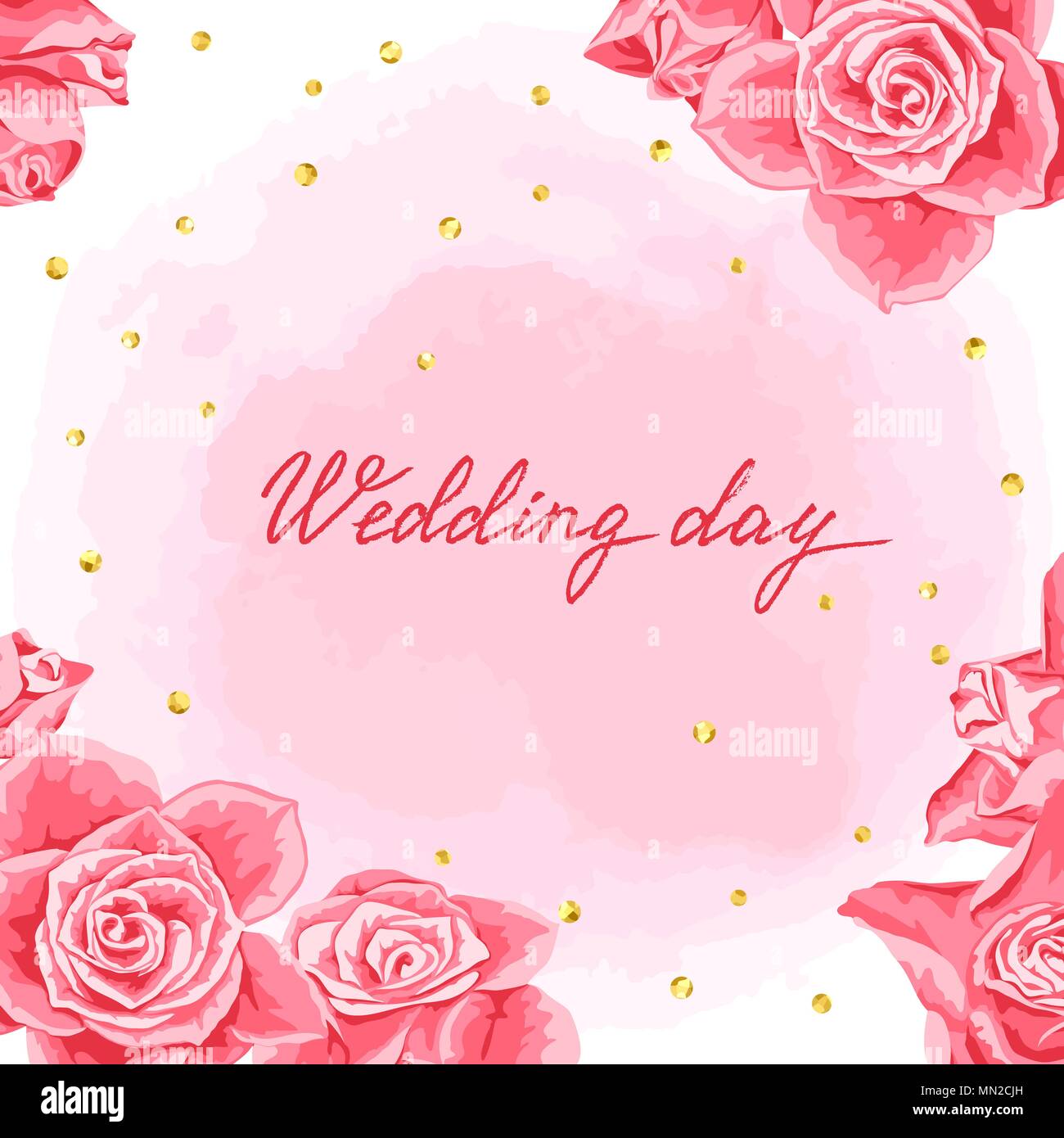 wedding-invitation-or-greeting-card-stock-vector-image-art-alamy