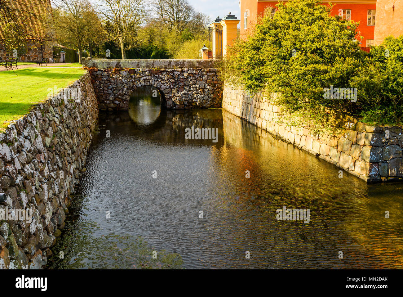 Swedish old stone bridge hi-res stock photography and images - Alamy