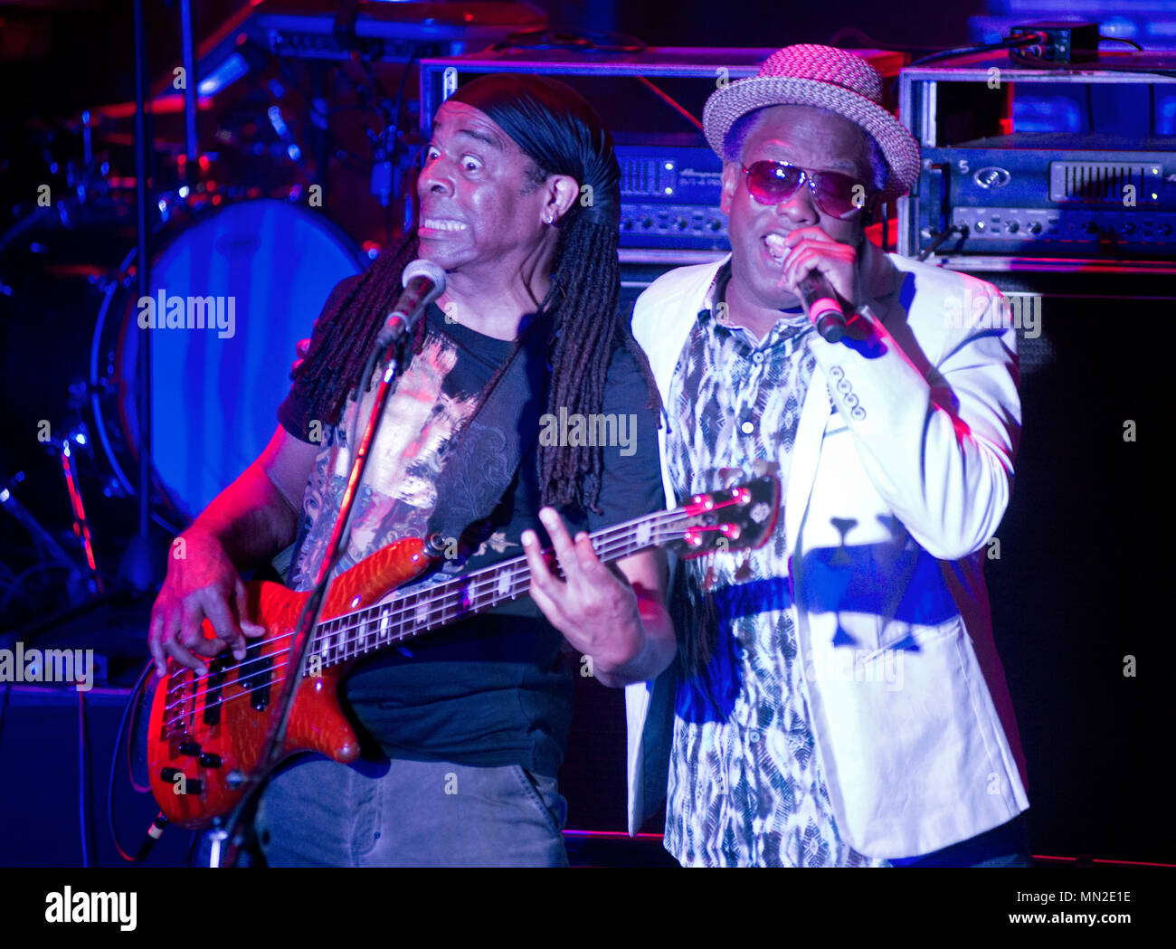 Corey Glover (vocals) and Doug Wimbish (bass) from Living Colour Stock Photo