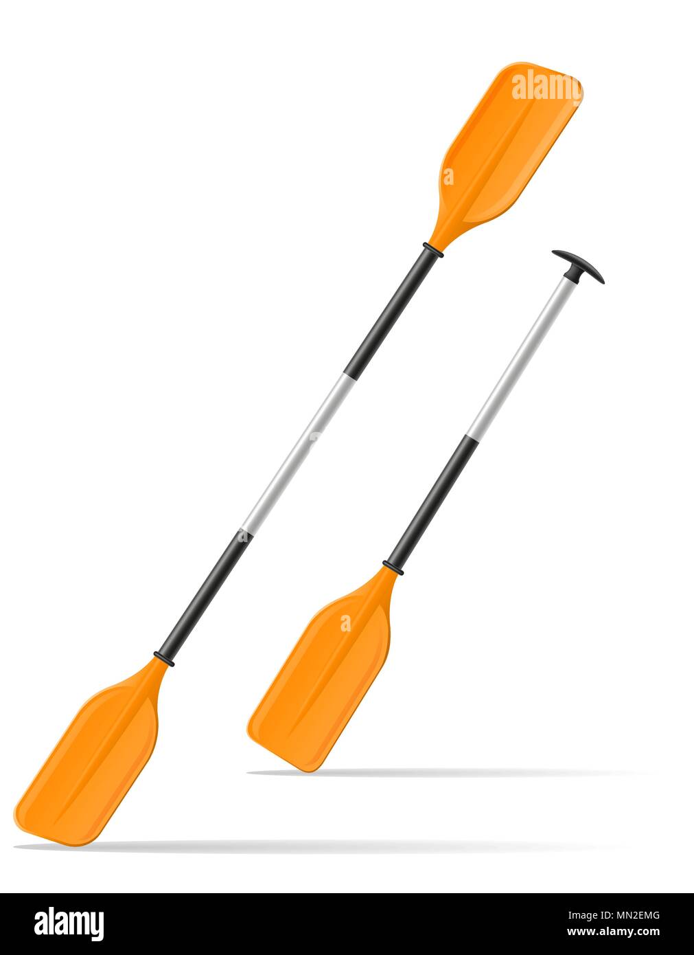 paddle for kayak or canoeing vector illustration isolated on white ...