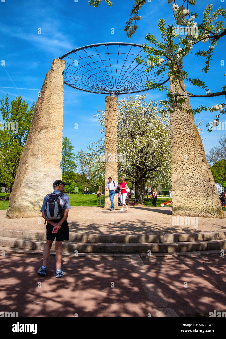 Britzer Garten, Neukölln, Berlin, Germany. 2018. Architecture
