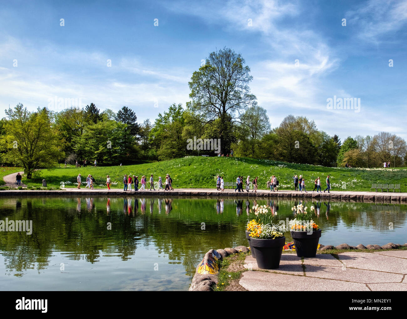 Britzer Garten Neukolln Berlin Germany 2018 Garden View Pot