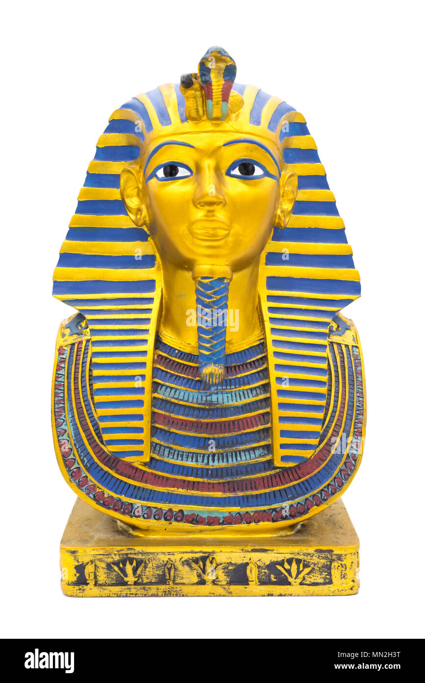 Statuette Of The Egyptian Pharaon On A Pure White Background Stock Photo Alamy Statuette Of The Egyptian Pharaon On A Pure White Background Stock Photo Alamy