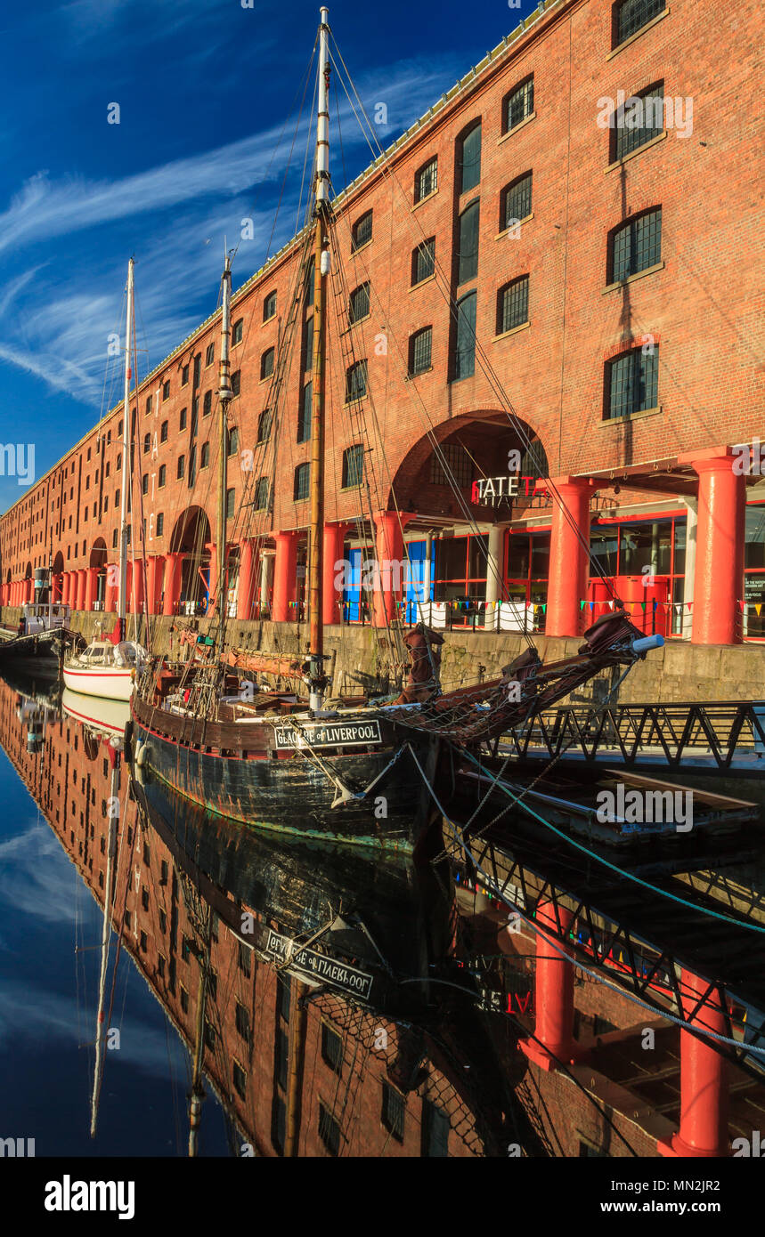 The Albert Dock, Liverpool, England Stock Photo