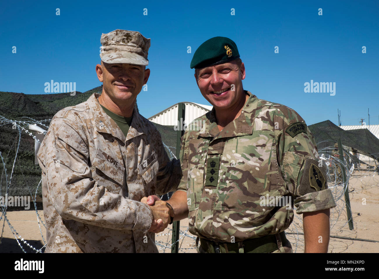 The deputy commander of 3 commando brigade hi-res stock photography and ...
