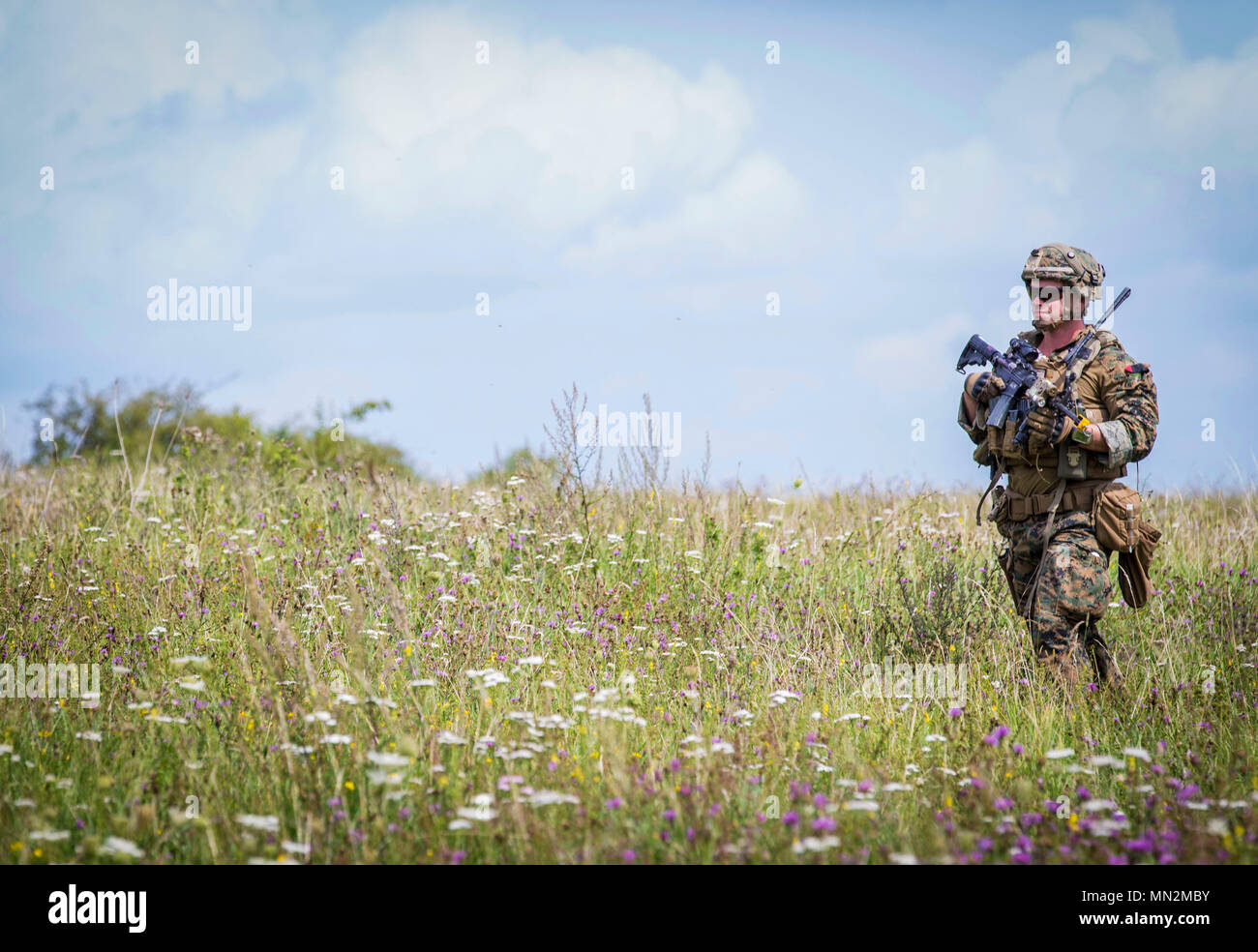 HOHENFELS, Germany – U.S. Marine Sgt. Seth Killingsworth, an infantry ...