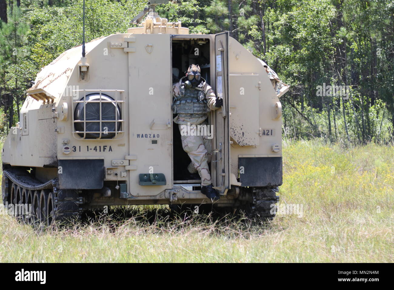 An M992 Field Artillery Ammunition Supply Vehicle from Charlie Battery ...