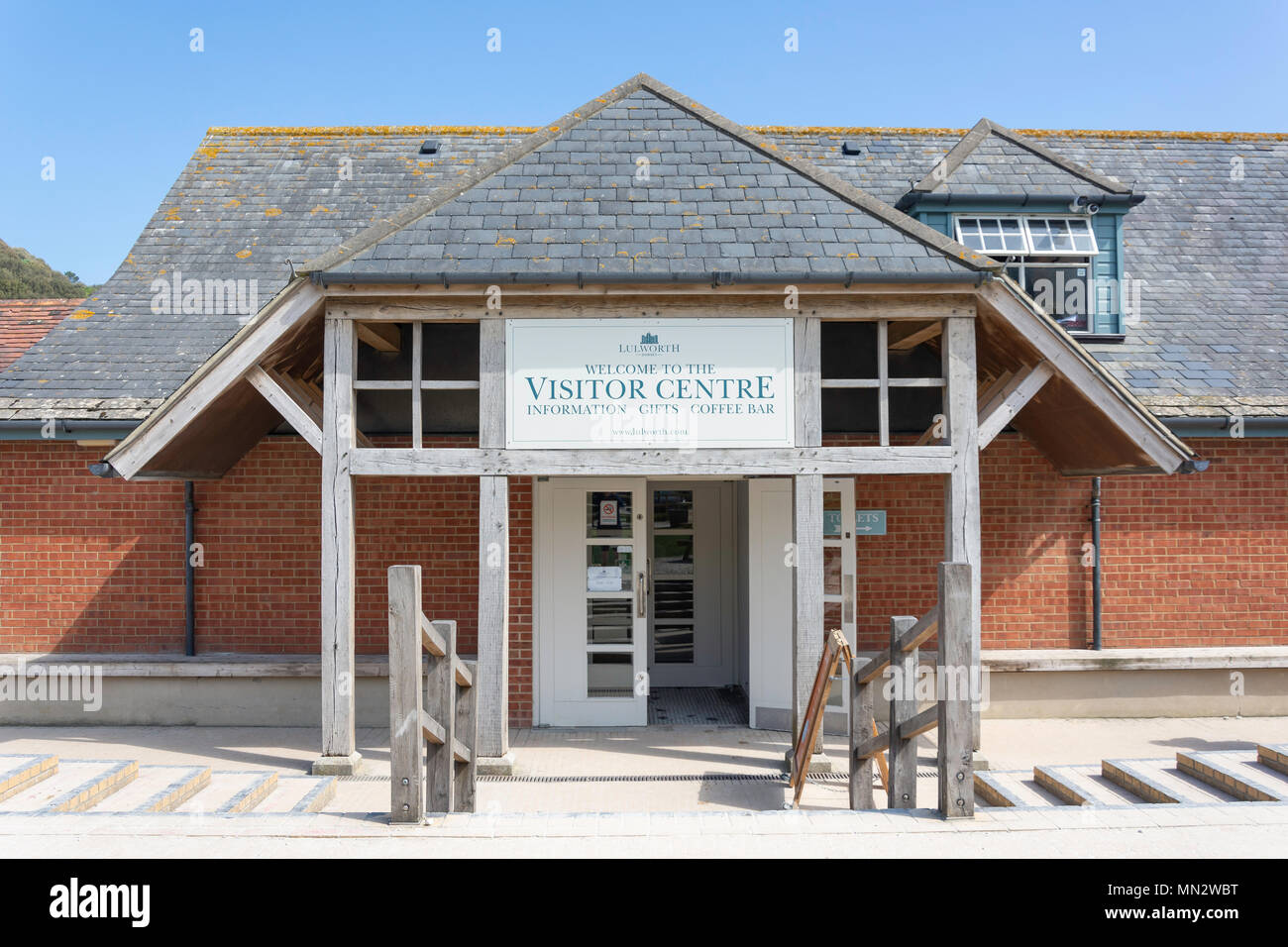 Lulworth Cove Visitor Centre, Main Road, West Lulworth, Dorset, England, United Kingdom Stock Photo