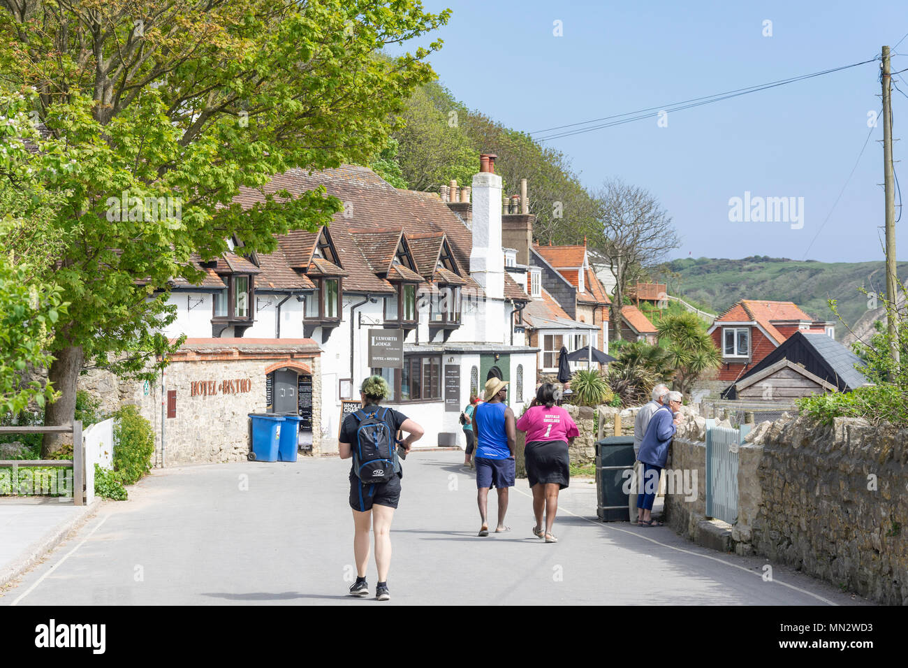 Lulworth Lodge, Main Road, West Lulworth, Dorset, England, United Kingdom Stock Photo