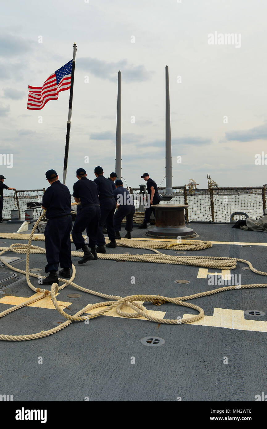 USS Porter (DDG-78) is an Arleigh Burke-class guided-missile destroyer ...