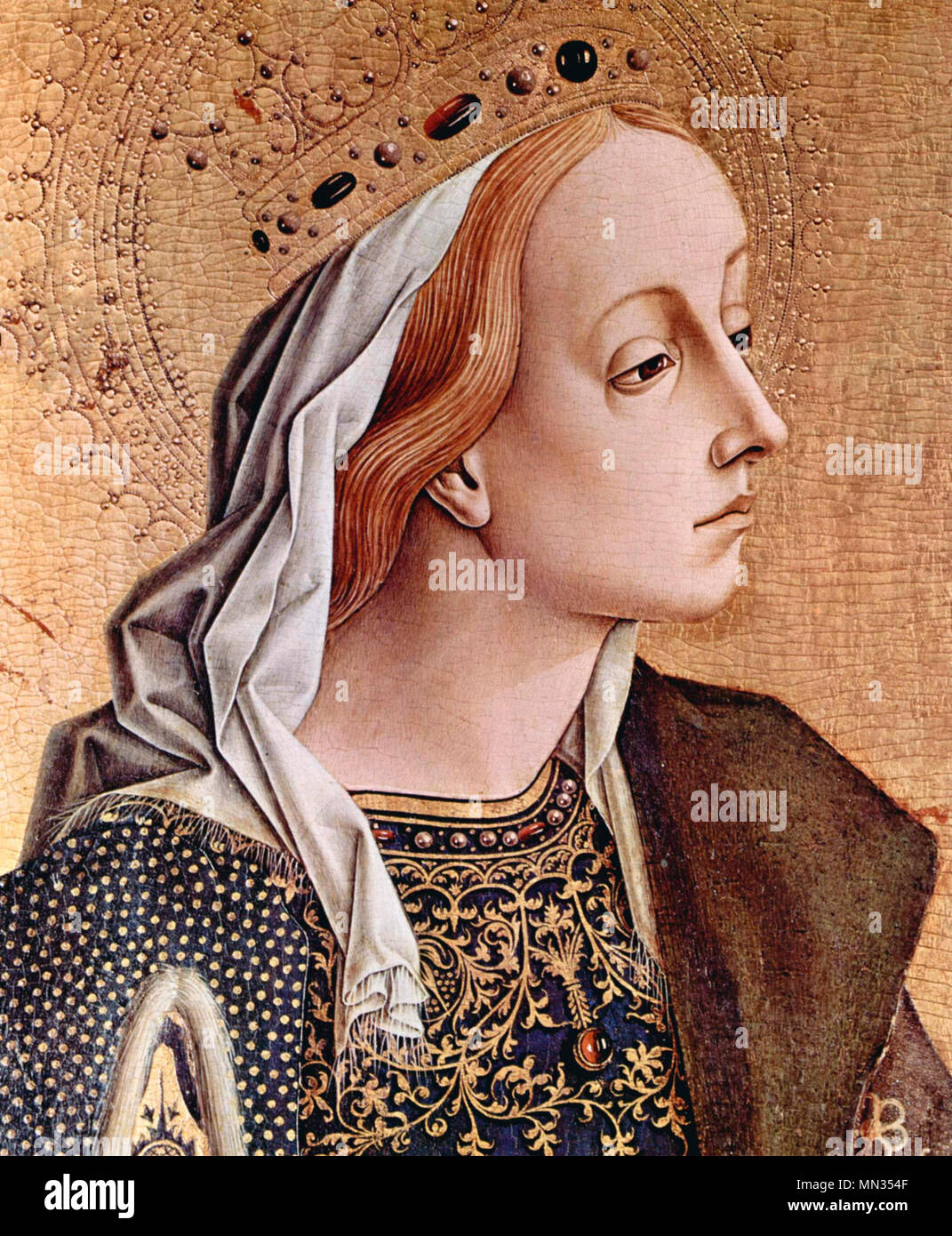 St Catherine of Alexandria - Carlo Crivelli, circa 1470 Stock Photo