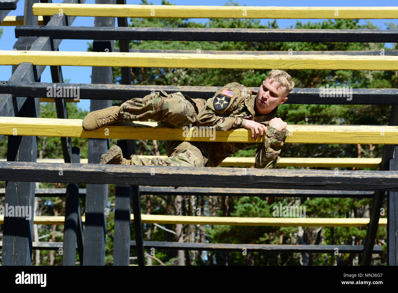 Oregon Army National Guard Sgt. Jordan Rott, with Joint Force ...