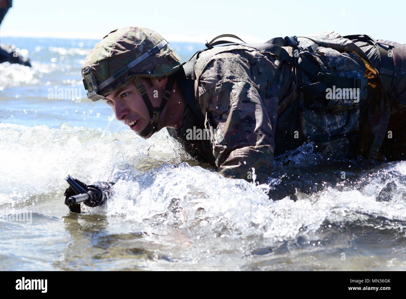 Oregon Army National Guard Sgt. Dane Moorehead, with B Troop, 1st