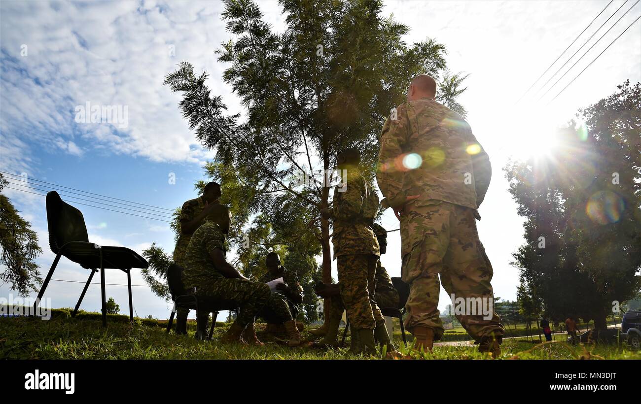 Members of the Uganda People’s Defence Force and the 346th Tactical