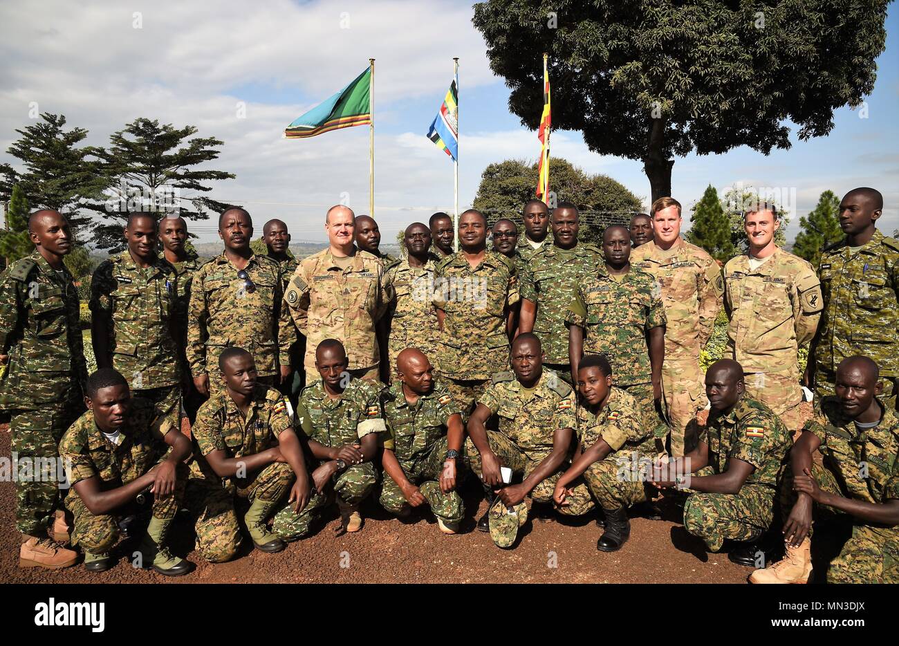 Members Of The Uganda People s Defence Force And The 346th Tactical 