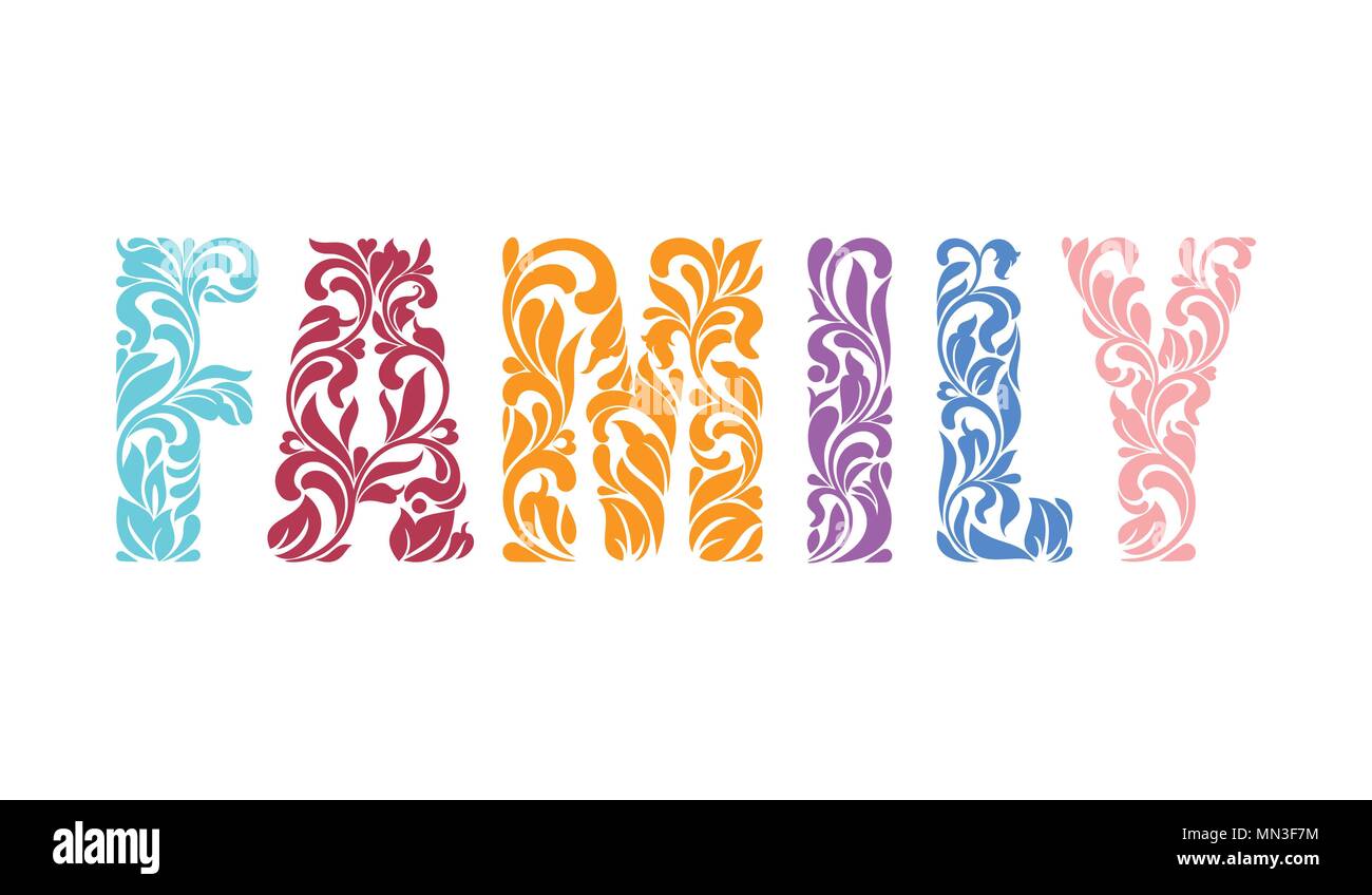 The word family hi-res stock photography and images - Alamy