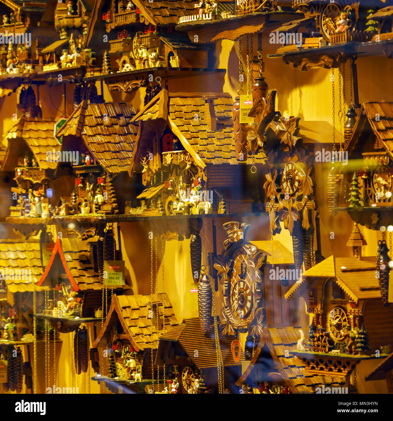 Lucerne, Switzerland October 19, 2017 Original expensive cuckoo