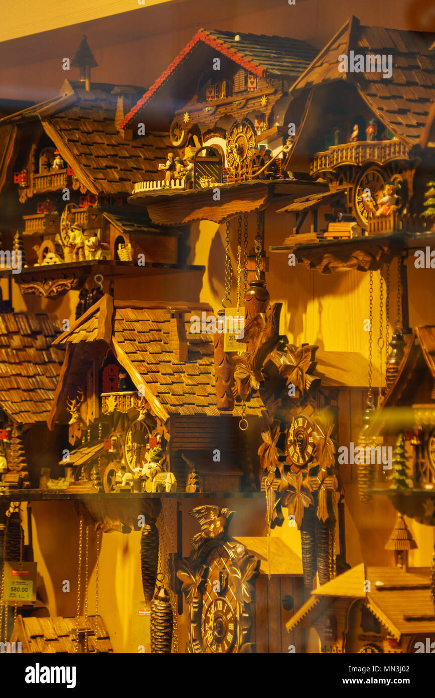 Lucerne, Switzerland October 19, 2017 Original expensive cuckoo