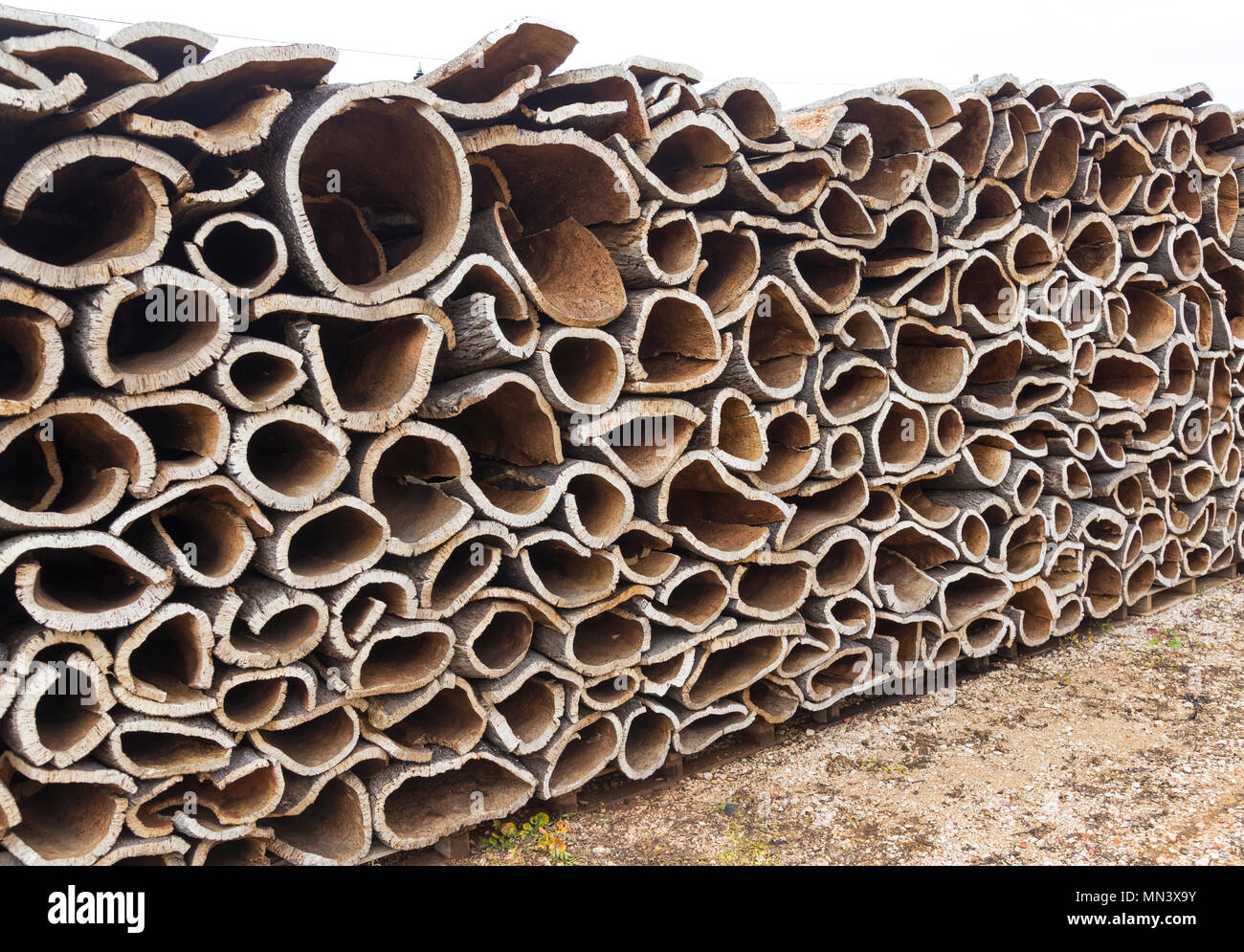 Cork bark pile hires stock photography and images Alamy