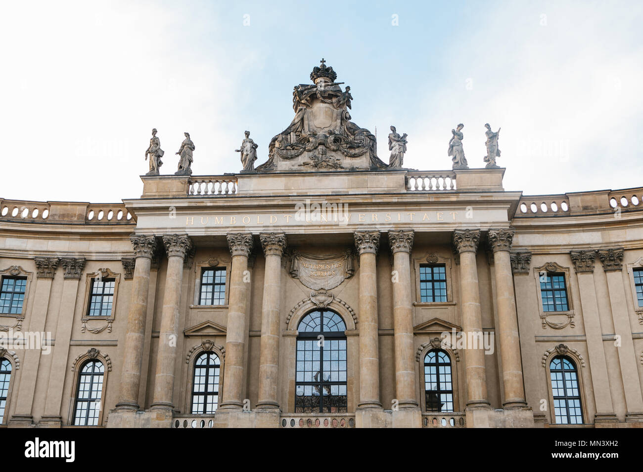 Humboldt University and oldest universities of Berlin and Germany. Higher education or students or European education. Stock Photo