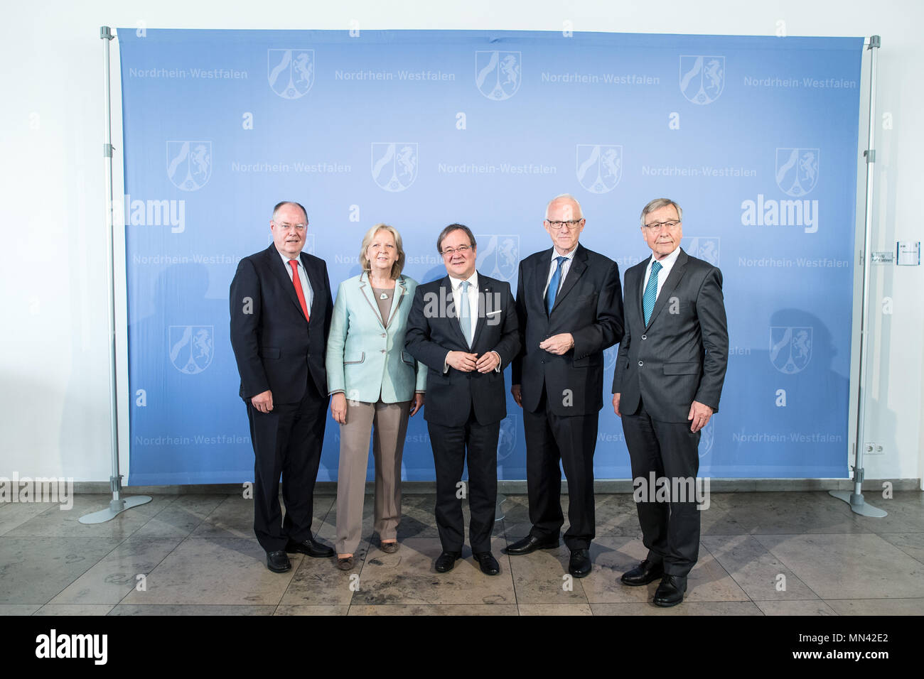 14 May 2018 Germany Duesseldorf Premier Of North Rhine Westphalia Armin Laschet C Of The Christian