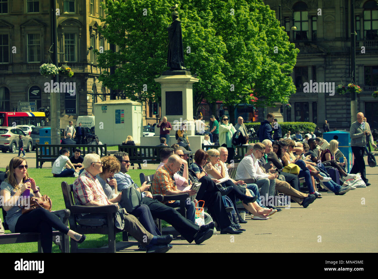Glasgow city centre lunch break hires stock photography and images Alamy