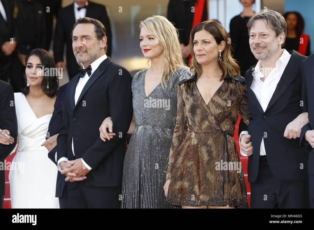 Leila Bekhti, Gilles Lellouche, Virginie Efira, Marina Fois and Mathieu