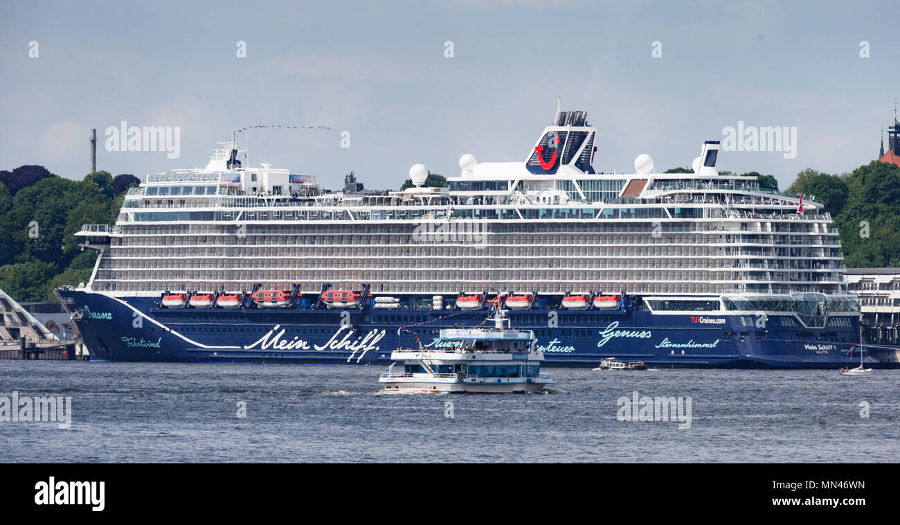 11 May 2018 Germany Hamburg The Cruise Ship Mein Schiff